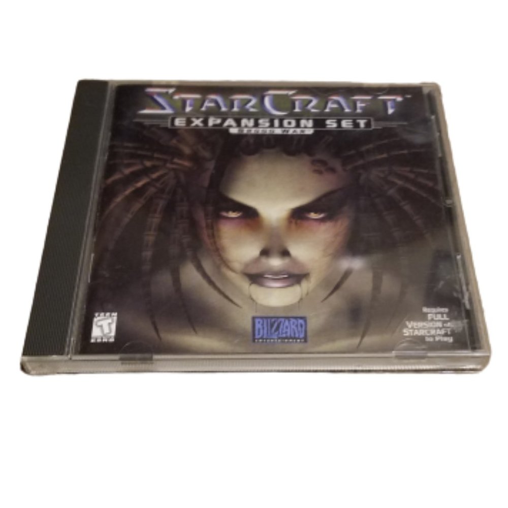 Blizzard Starcraft Brood War Expansion Set PC| T for Teen 1 Player Online Multi